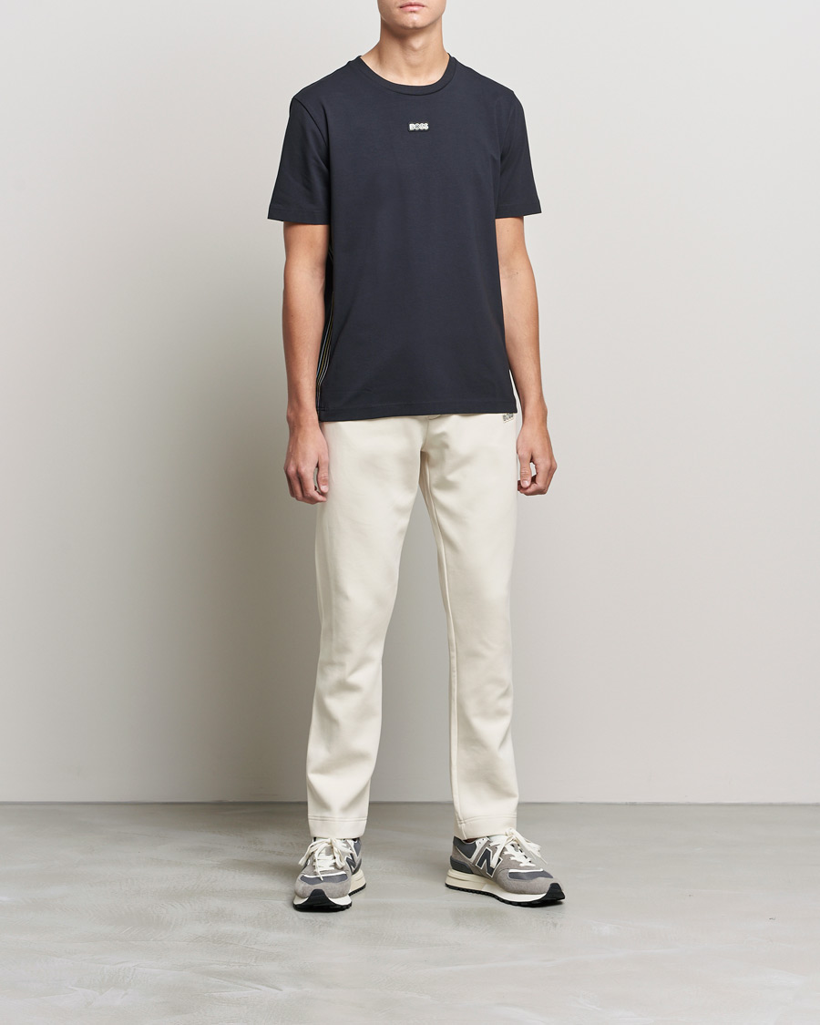 Herre | | BOSS Athleisure | Logo Crew Neck Tee Dark Blue
