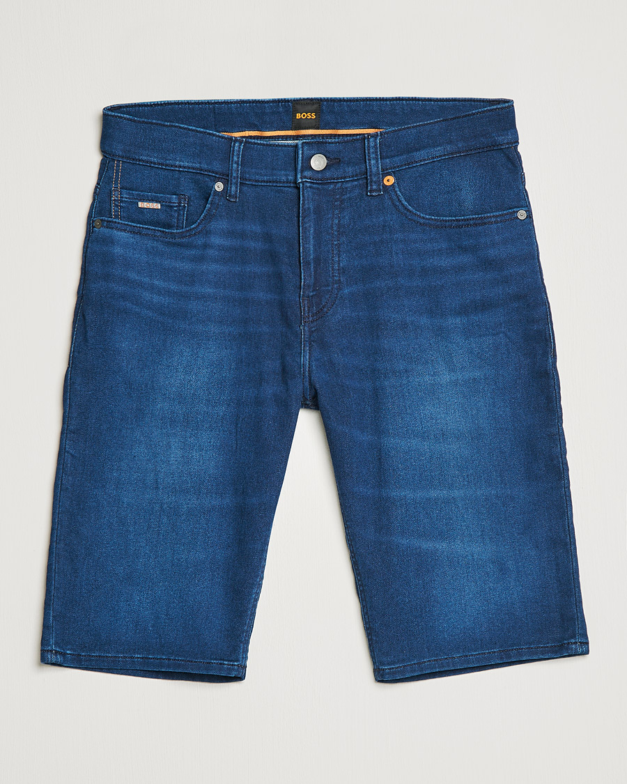 Herre | Shorts | BOSS ORANGE | BOSS Casual Taber Denim Shorts Navy