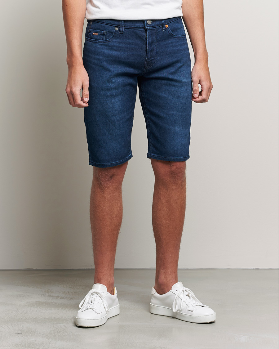Herre | Shorts | BOSS ORANGE | BOSS Casual Taber Denim Shorts Navy