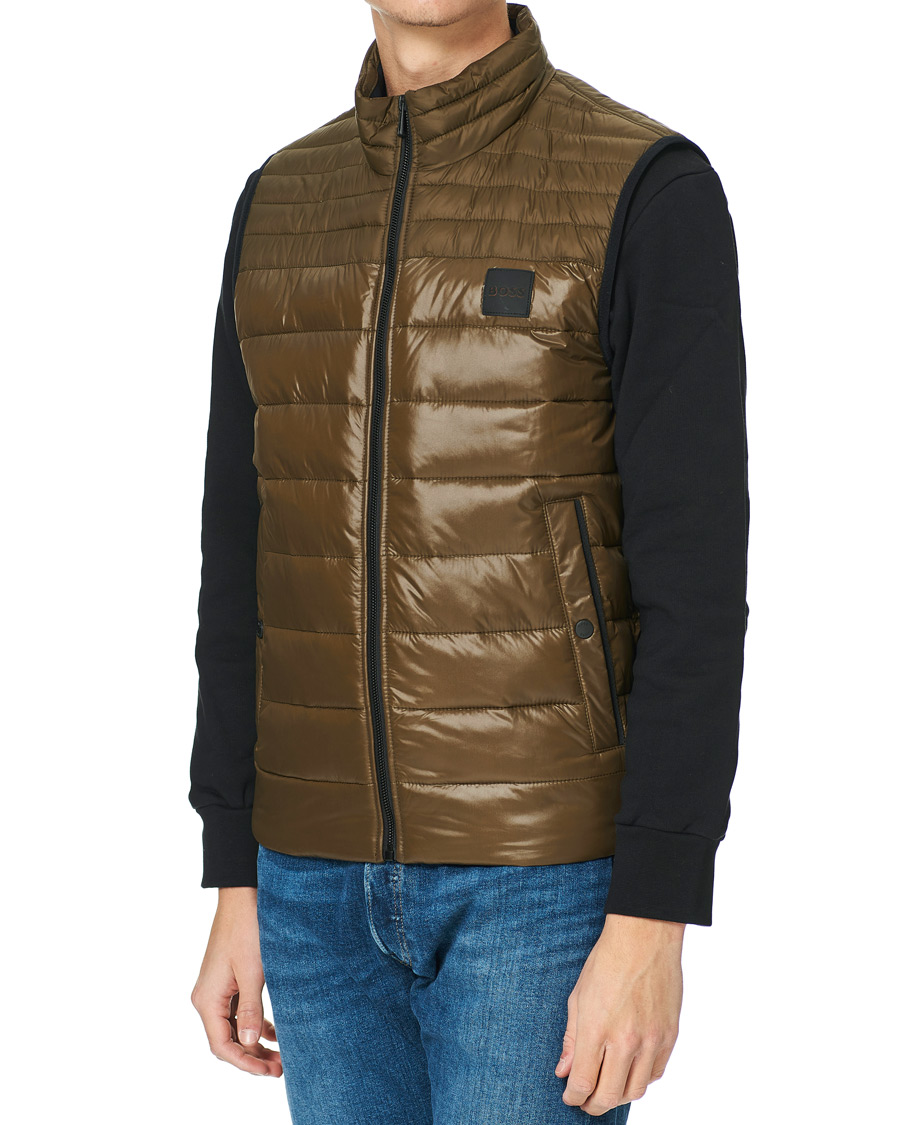 Herre | Jakker | BOSS ORANGE | Odeno Down Vest Dark Green