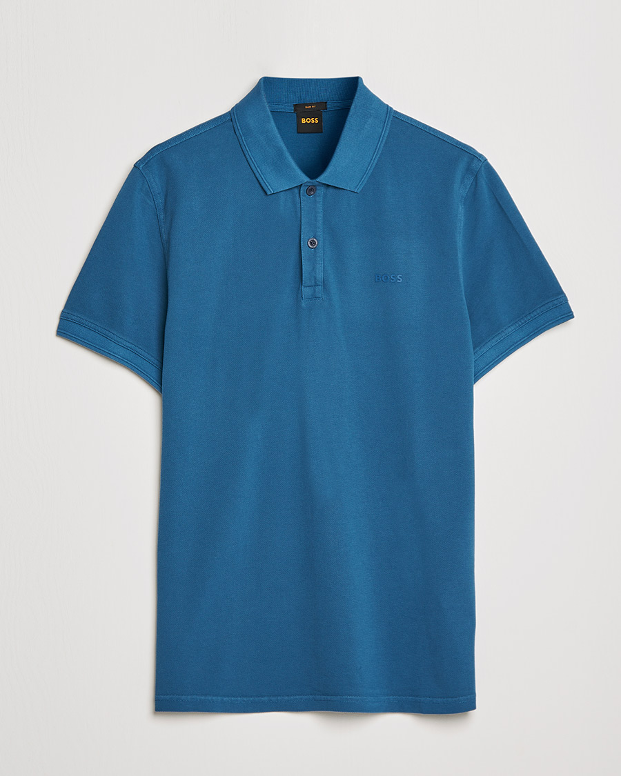 Herre | Pikéer | BOSS ORANGE | BOSS Casual Prime Logo Polo Medium Blue