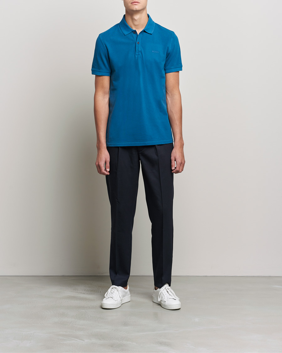 Herre | Pikéer | BOSS ORANGE | BOSS Casual Prime Logo Polo Medium Blue