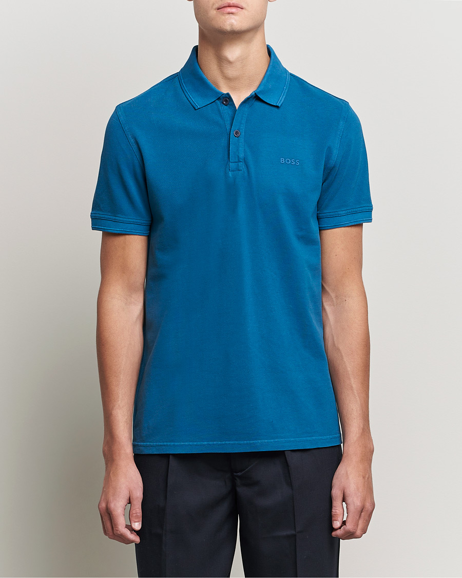 Herre | Pikéer | BOSS ORANGE | BOSS Casual Prime Logo Polo Medium Blue
