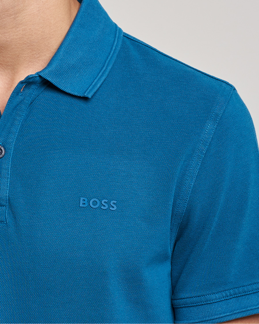 Herre | Pikéer | BOSS ORANGE | BOSS Casual Prime Logo Polo Medium Blue
