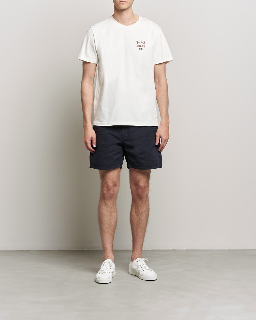 Herre | Shorts | Nudie Jeans | Luke Worker Shorts Navy