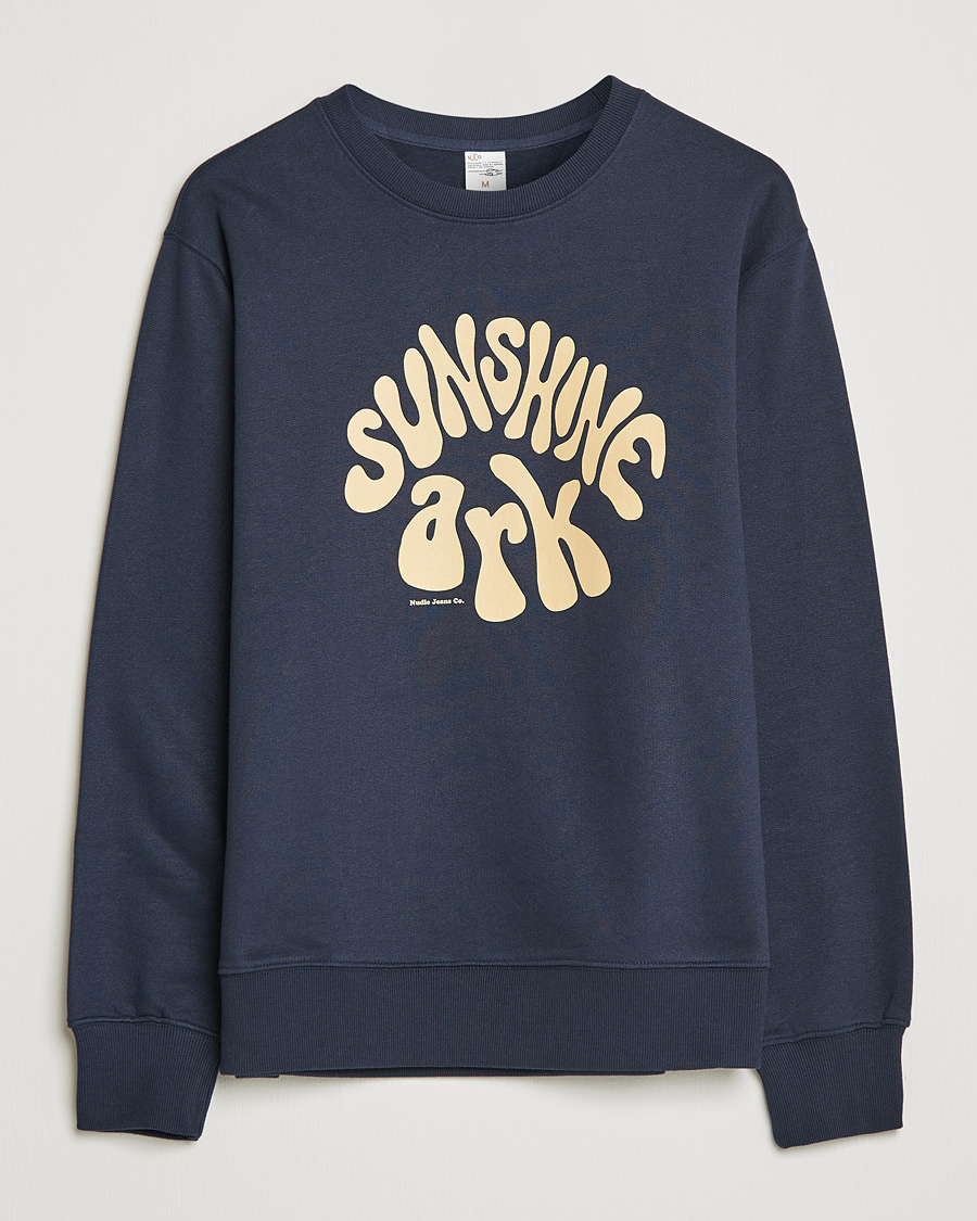 Herre | Gensere | Nudie Jeans | Frasse Sunshine Ark Sweatshirt Navy