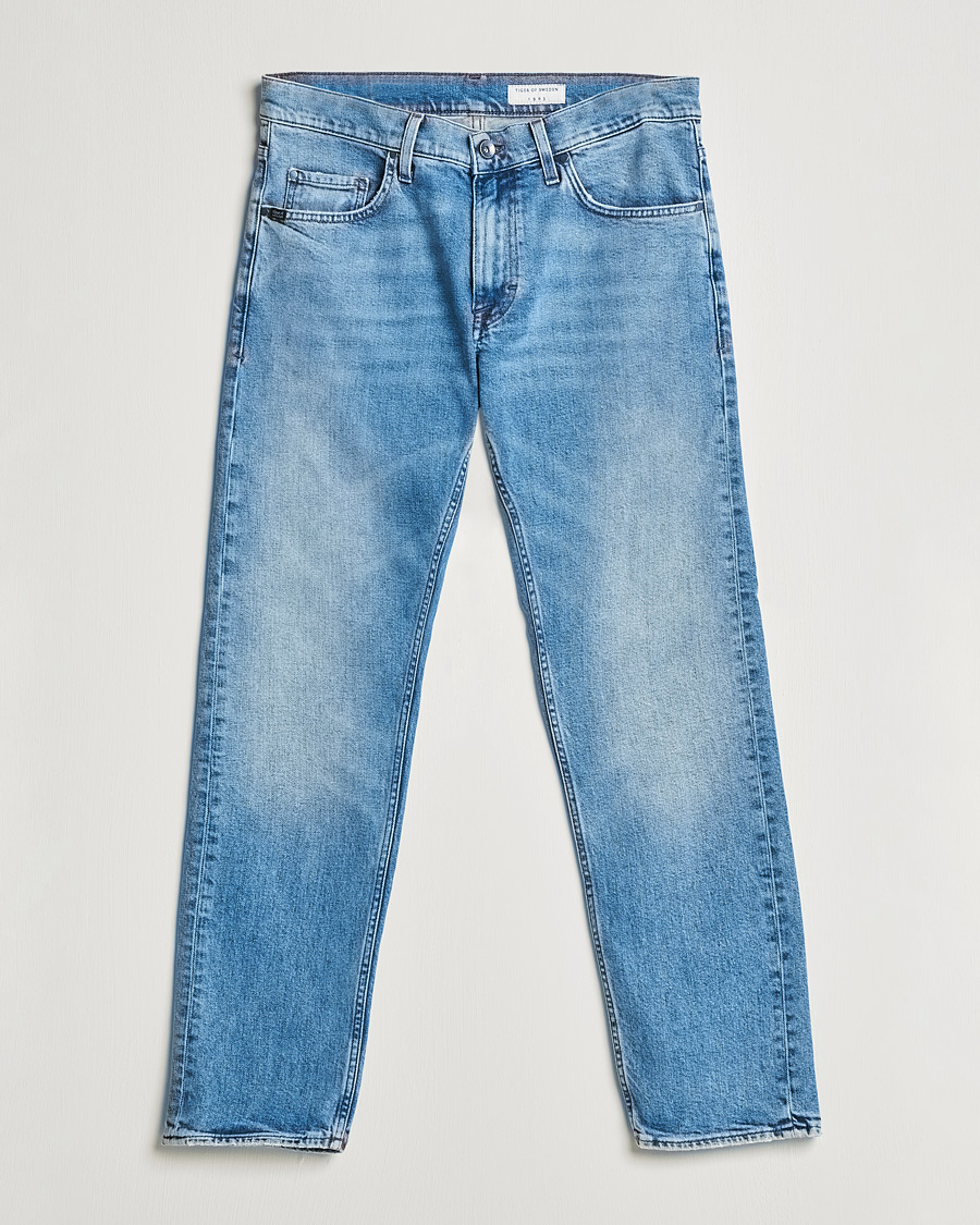 Herre | Jeans | Tiger of Sweden | Pistolero Stretch Cotton Jeans Meduim Blue
