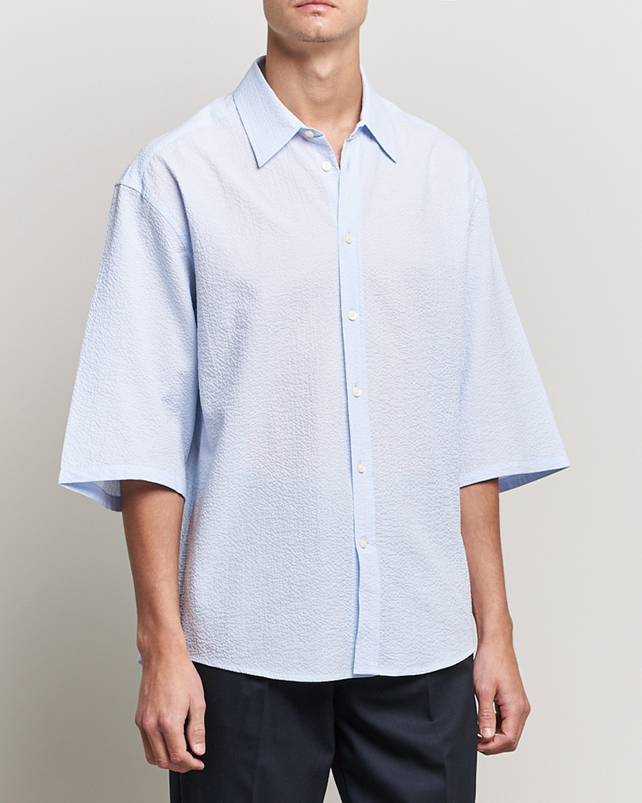 Herre | Kortermede skjorter | Tiger of Sweden | Kevin Short Sleeve Shirt Light blue