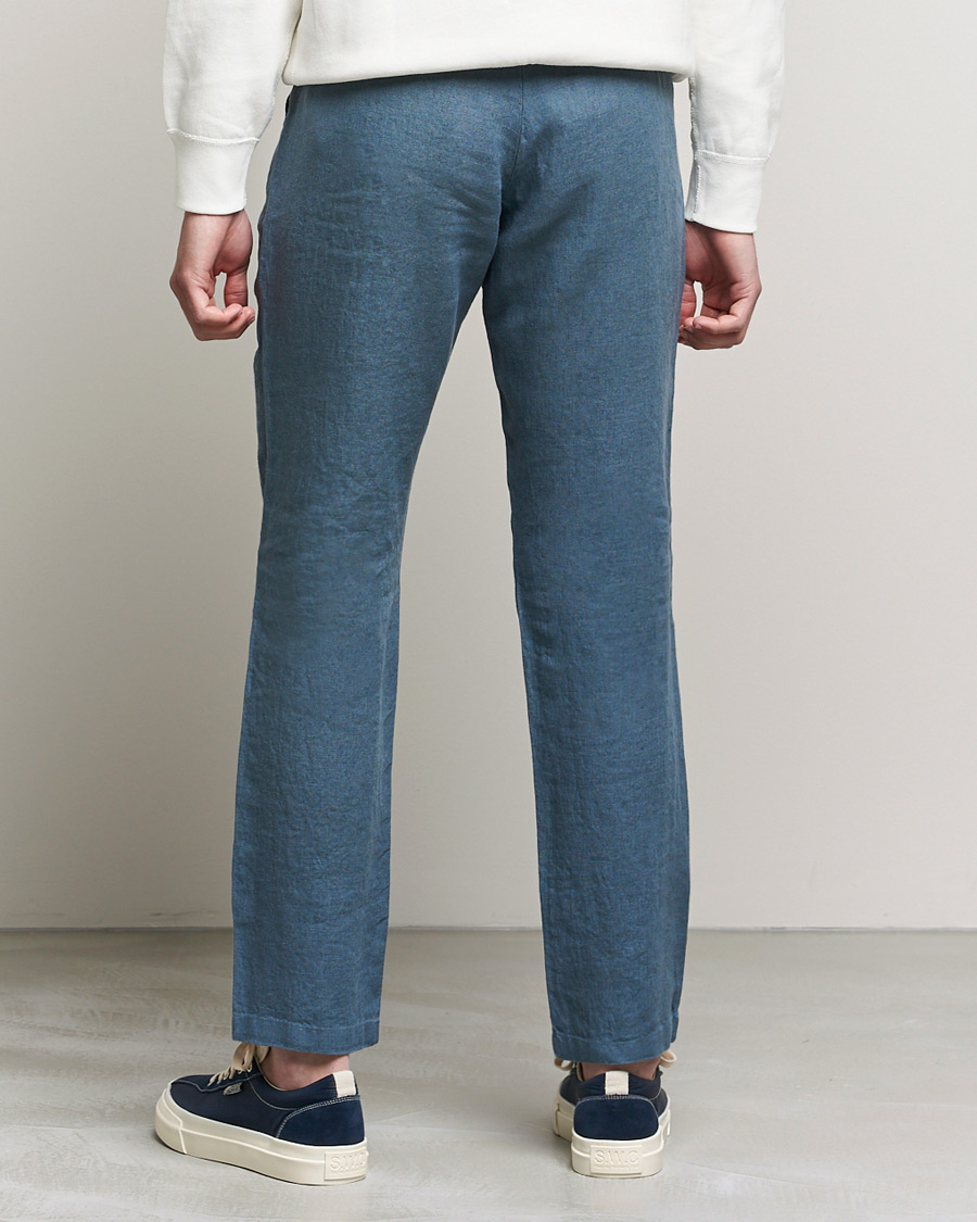 Herre | Bukser | NN07 | Karl Linen Trousers Dust Blue