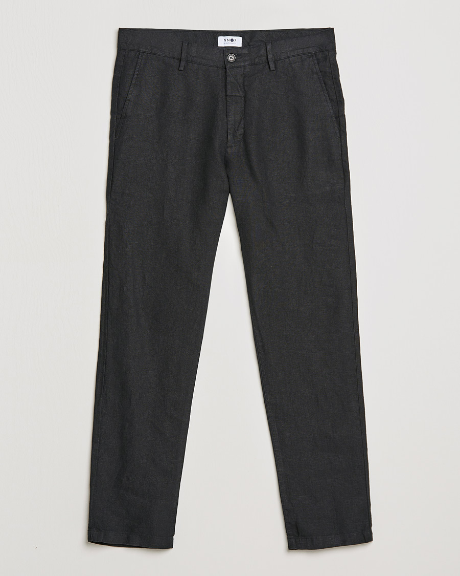 Herre |  | NN07 | Karl Linen Trousers Black