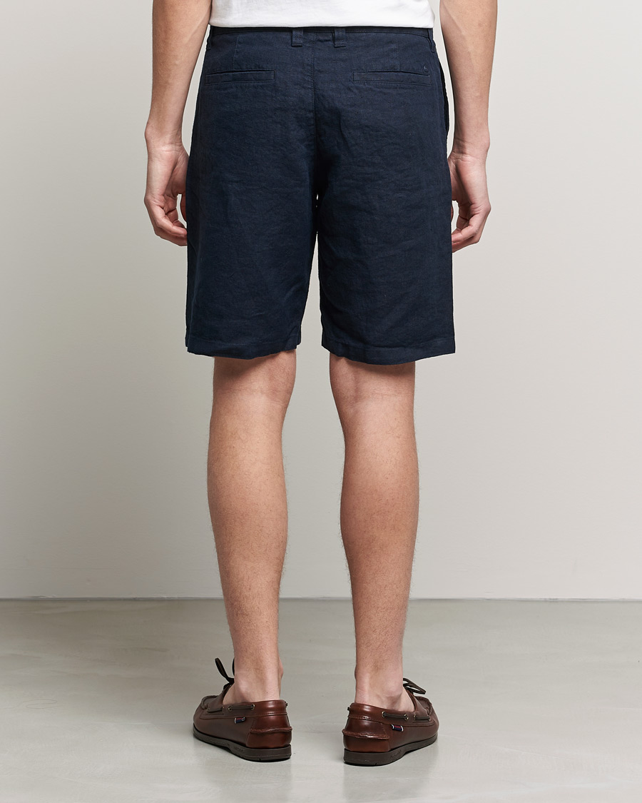 Herre | Shorts | NN07 | Crown Linen Shorts Navy
