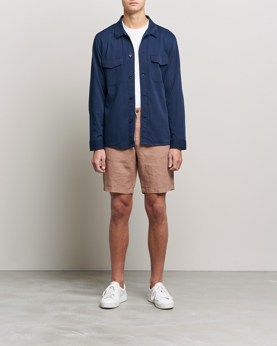 Herre | Shorts | NN07 | Crown Linen Shorts Nougat