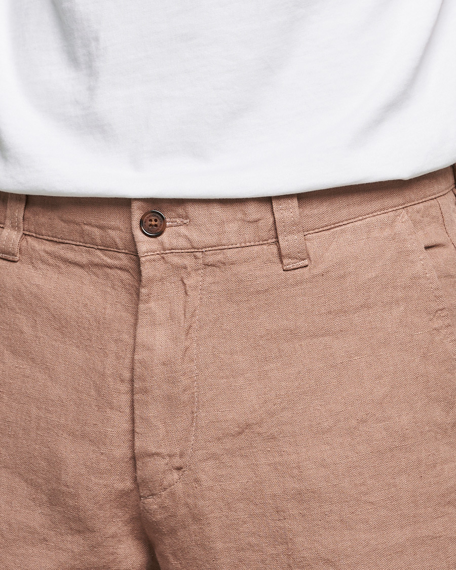 Herre | Shorts | NN07 | Crown Linen Shorts Nougat