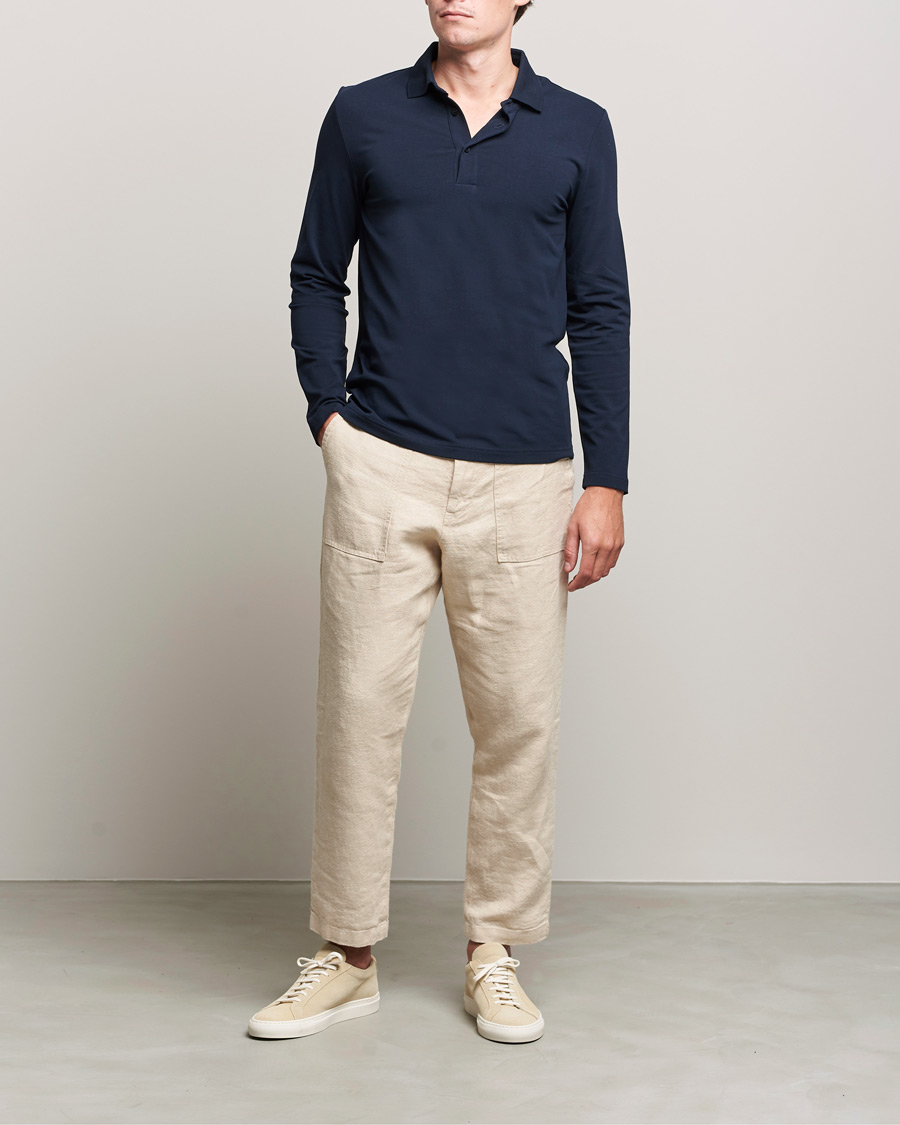 Herre | Bukser | NN07 | Nohr Heavy Linen Trousers Ecru