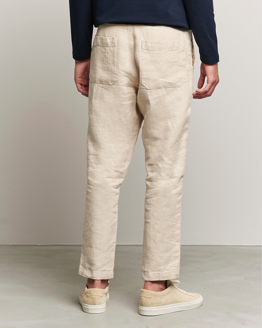 Herre | Bukser | NN07 | Nohr Heavy Linen Trousers Ecru
