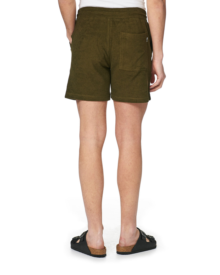 Herre | Shorts | NN07 | Cameron Terry Shorts Dark Olive