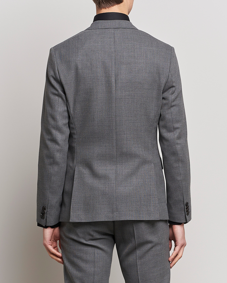 Herre | Dressjakker | J.Lindeberg | Hopper Active Hopsack Blazer Grey Melange
