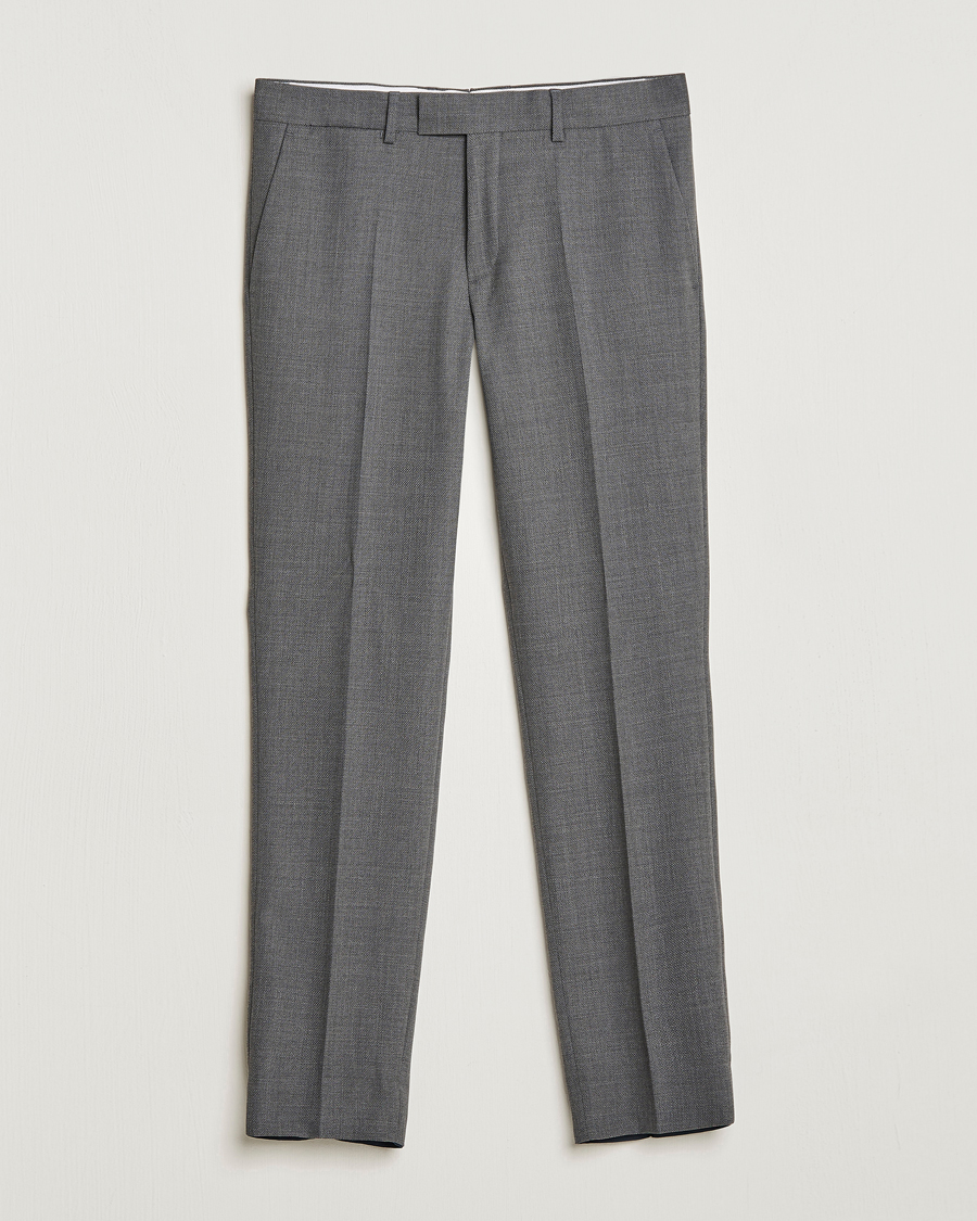 Herre | Bukser | J.Lindeberg | Grant Active Hopsack Pants Grey Melange