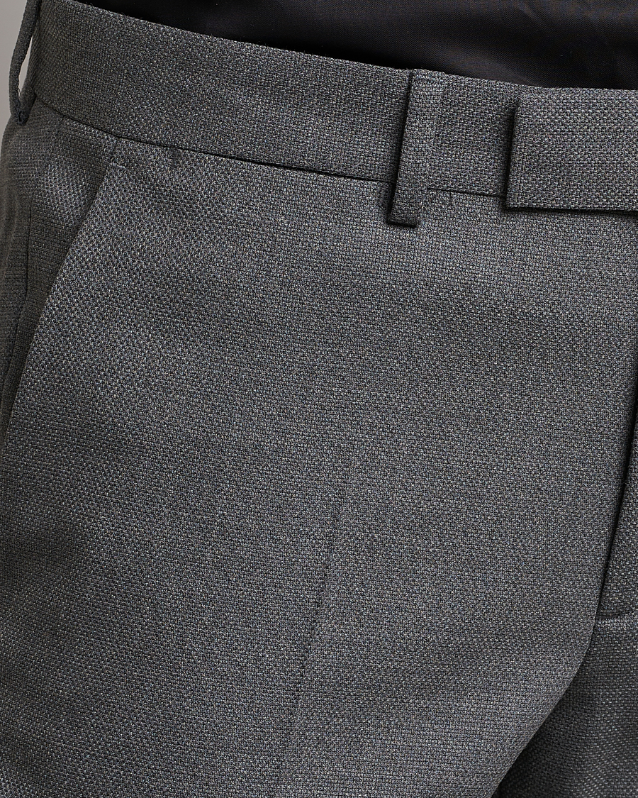 Herre | Bukser | J.Lindeberg | Grant Active Hopsack Pants Grey Melange