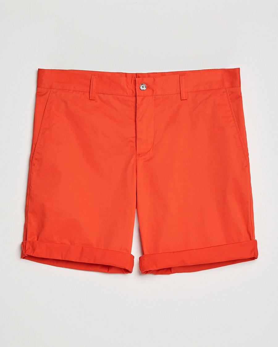 Herre | Shorts | J.Lindeberg | Nathan Super Satin Shorts Flame Scarlet