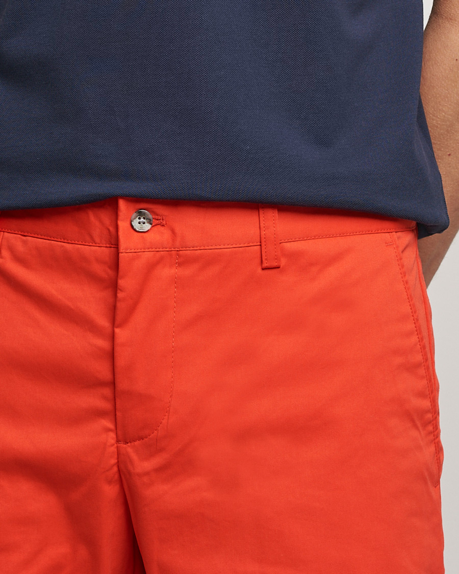 Herre | Shorts | J.Lindeberg | Nathan Super Satin Shorts Flame Scarlet