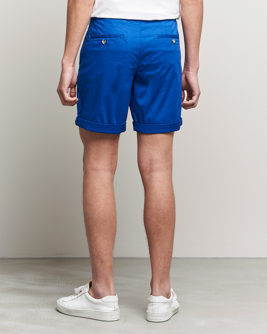 Herre | Shorts | J.Lindeberg | Nathan Super Satin Shorts Royal Blue