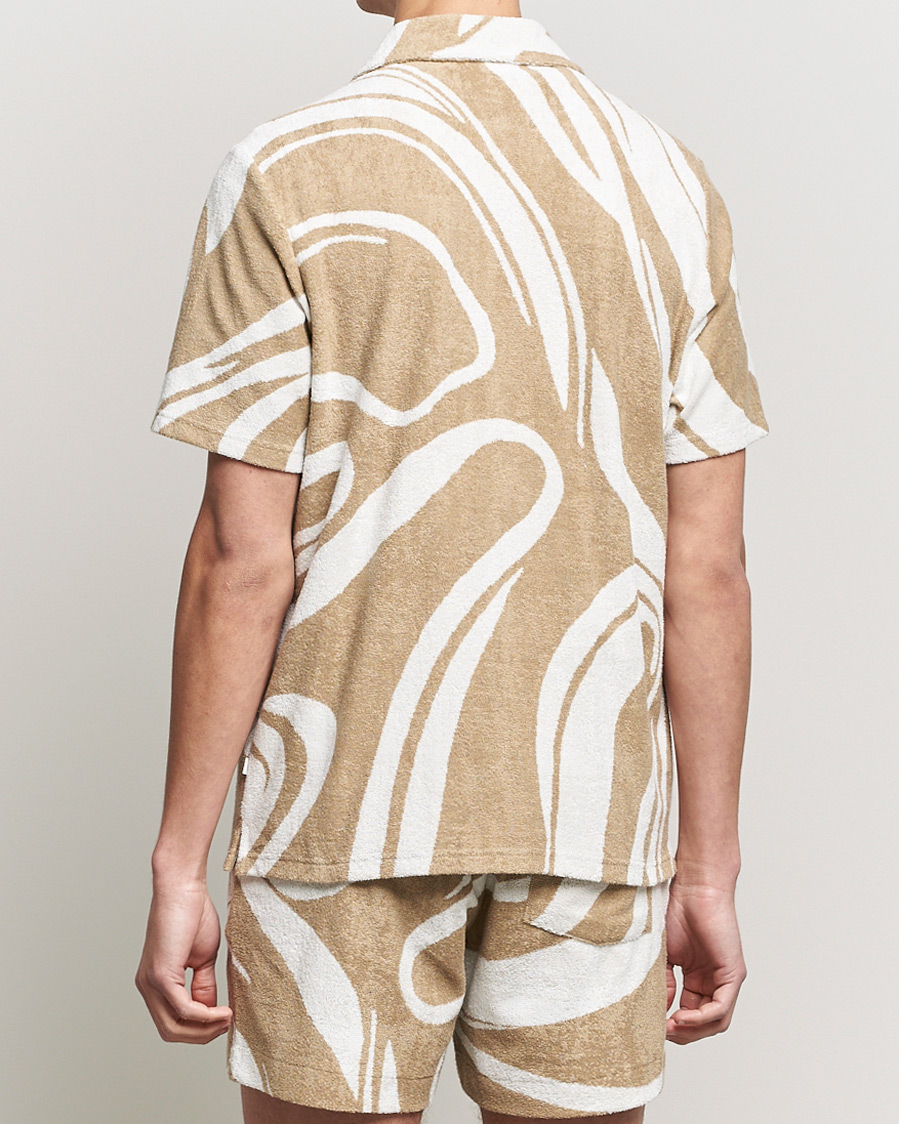 Herre | Skjorter | J.Lindeberg | BillyToweling Jacquard Shirt Safari Beige