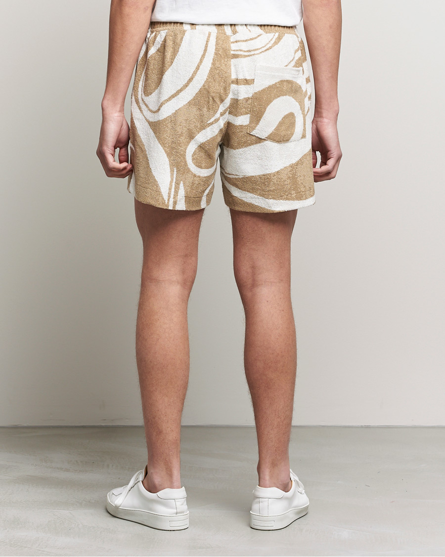 Herre | Shorts | J.Lindeberg | Bolt Toweling Jacquard Shorts Safari Beige