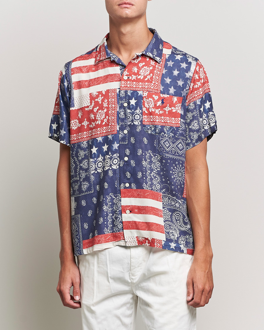 Herre | Kortermede skjorter | Polo Ralph Lauren | Printed Short Sleeve Resort Collar Shirt Multi