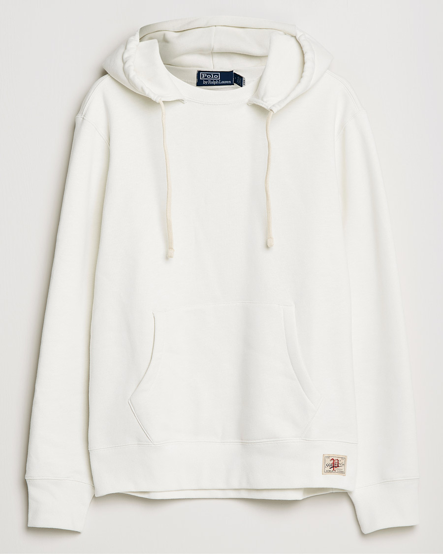 Herre | Gensere | Polo Ralph Lauren | Vintage Fleece Hoodie Deckwash White