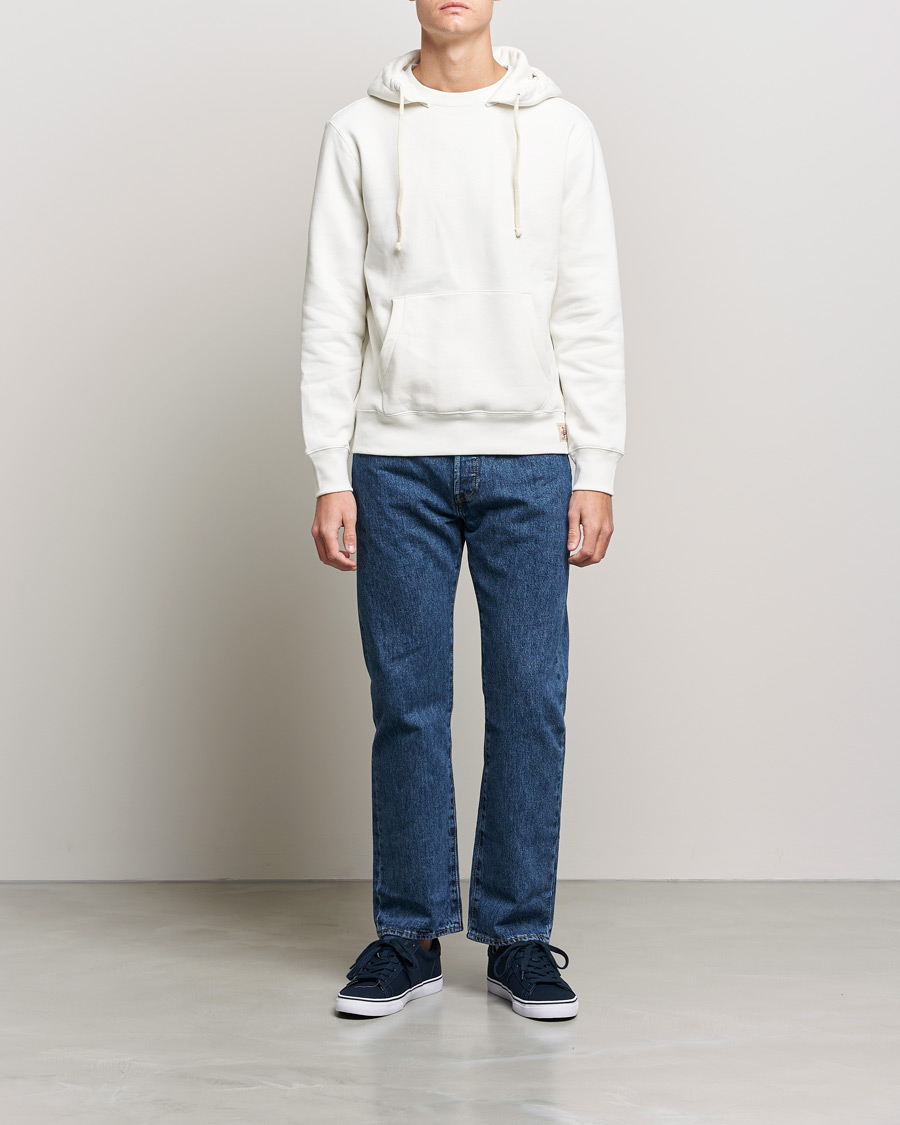 Herre | Gensere | Polo Ralph Lauren | Vintage Fleece Hoodie Deckwash White