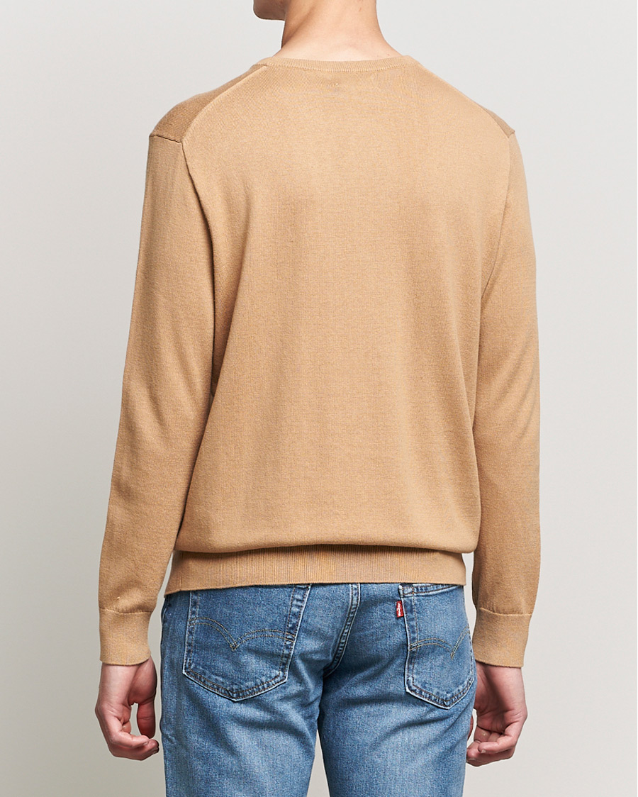 Herre | Gensere | Polo Ralph Lauren | Cotton/Cashmere Crew Neck Pullover Burlap Tan