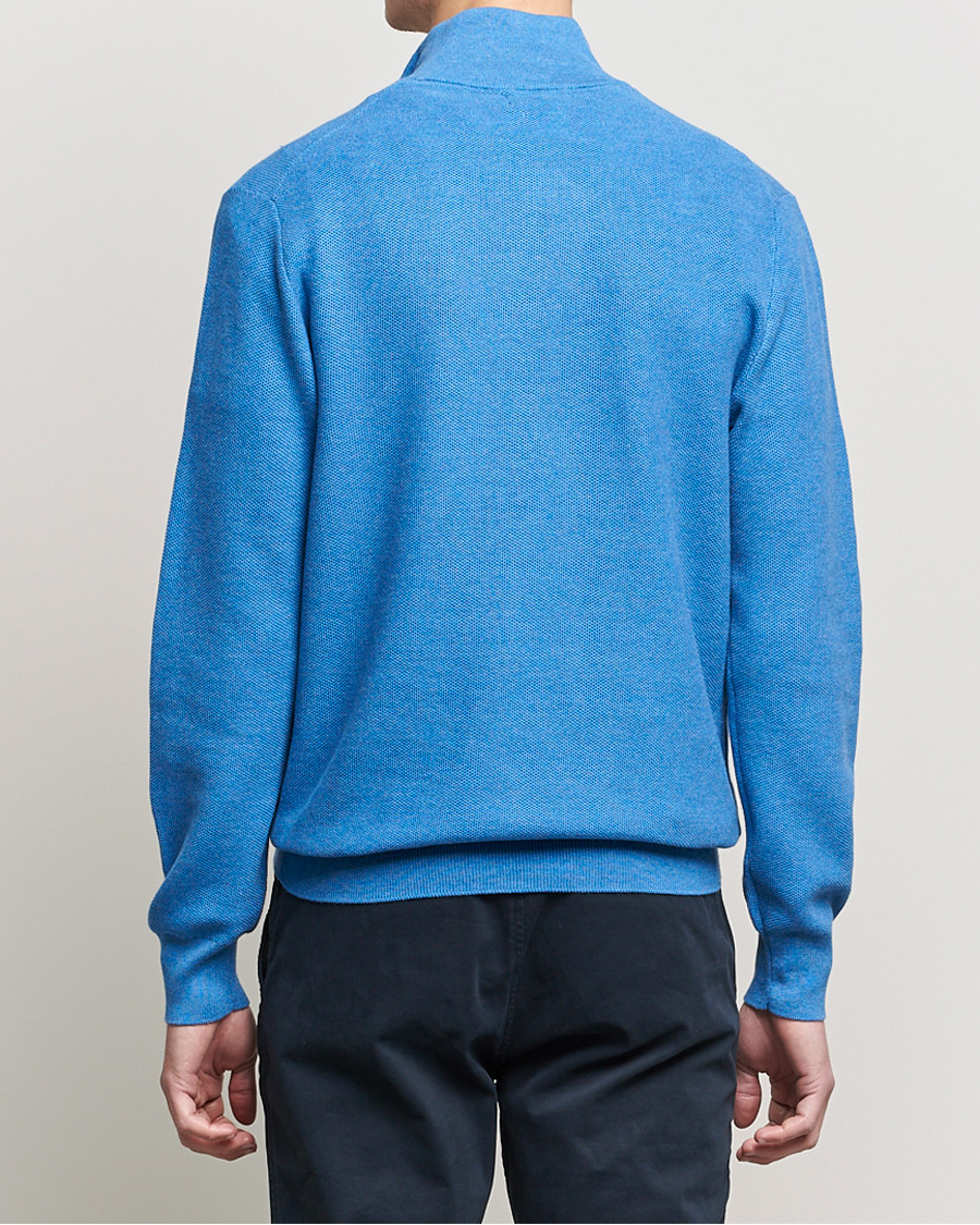 Herre | Gensere | Polo Ralph Lauren | Textured Half-Zip Blue Heather