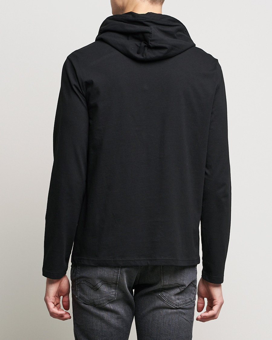 Herre | Gensere | Polo Ralph Lauren | Long Sleeve Hooded T-Shirt Polo Black