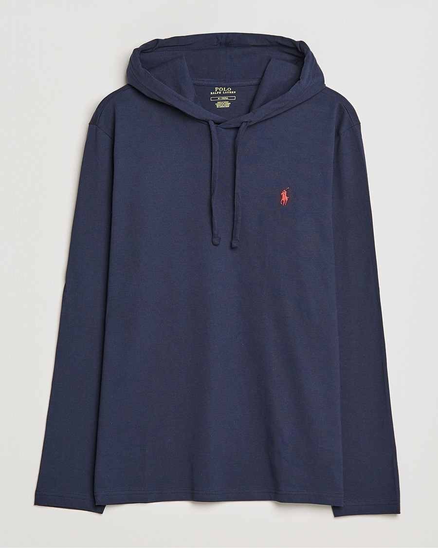 Herre | Gensere | Polo Ralph Lauren | Long Sleeve Hooded T-Shirt Ink