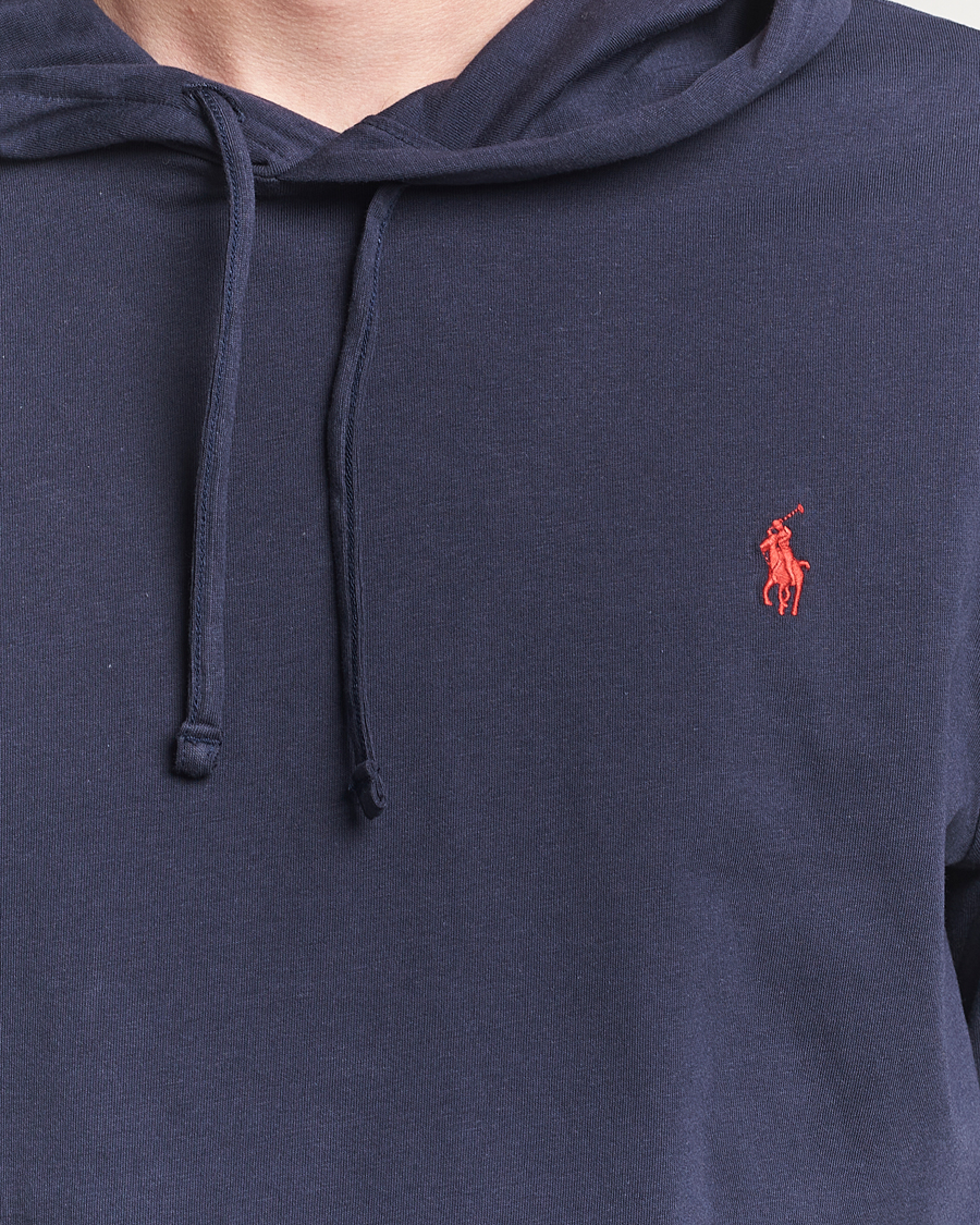 Herre | Gensere | Polo Ralph Lauren | Long Sleeve Hooded T-Shirt Ink