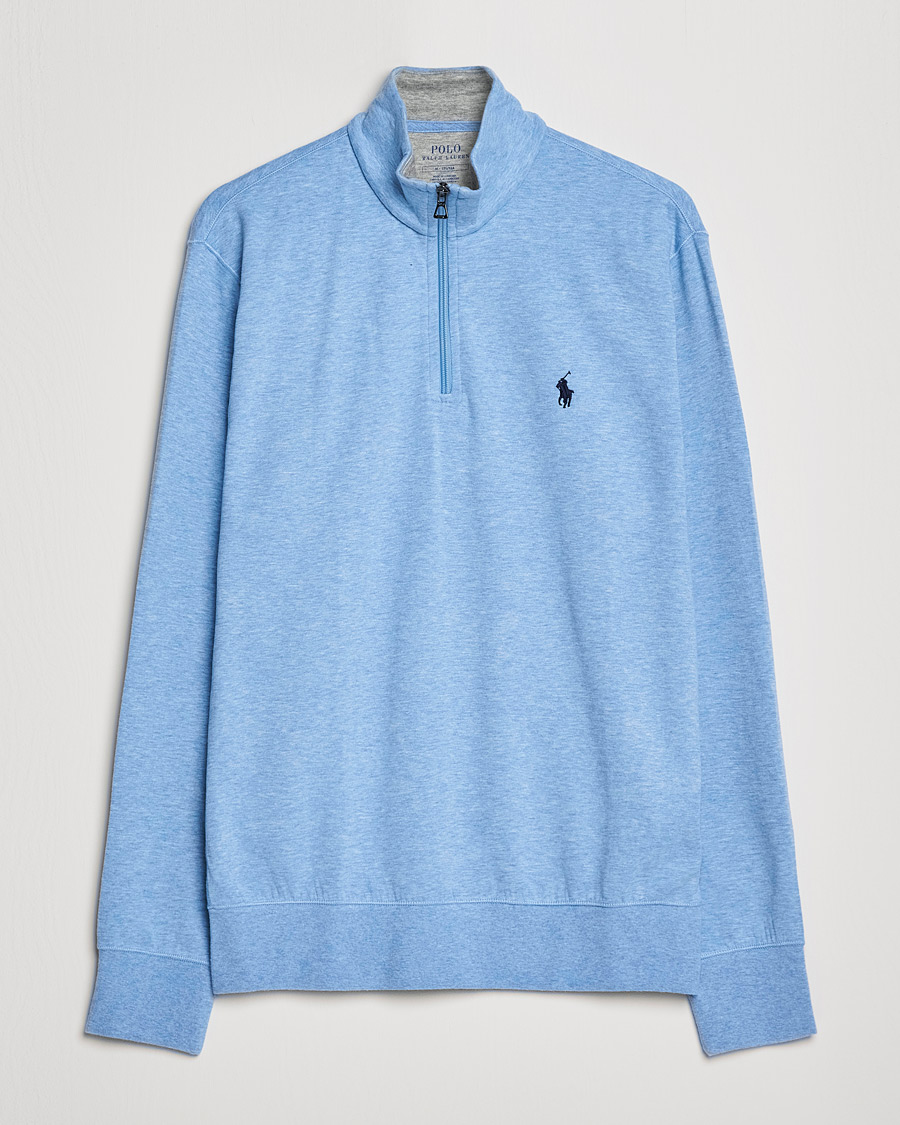 Herre | Gensere | Polo Ralph Lauren | Tech Double Knit Half Zip Isle Heather