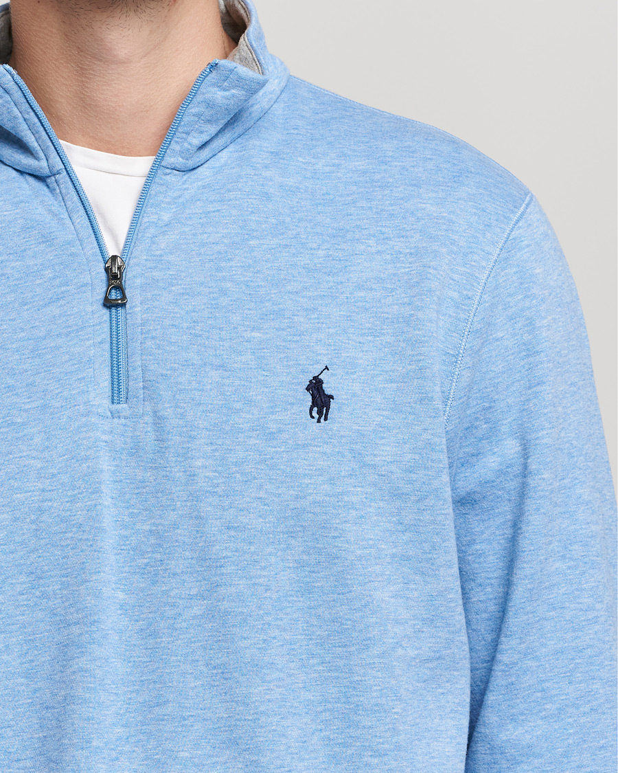 Herre | Gensere | Polo Ralph Lauren | Tech Double Knit Half Zip Isle Heather