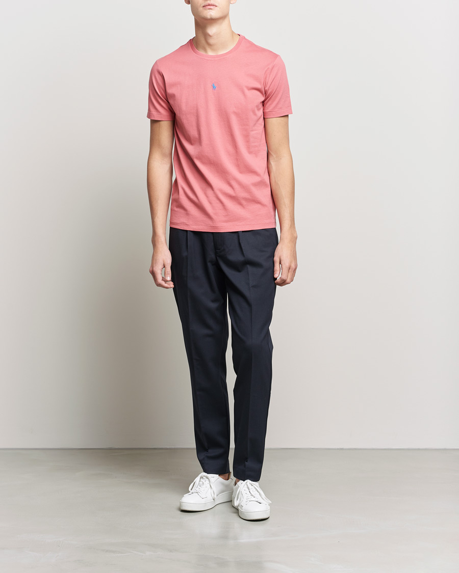 Herre | T-Shirts | Polo Ralph Lauren | Chest Crew Neck Tee Adirondack Berry