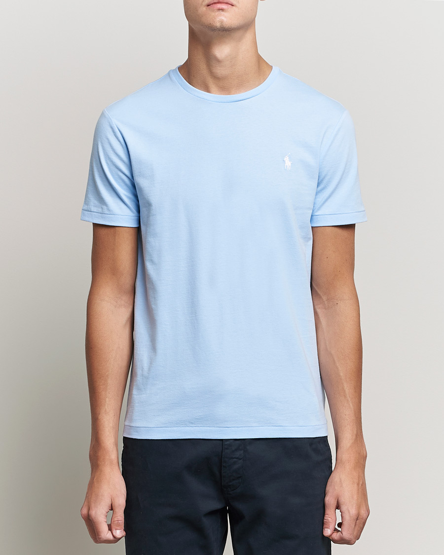 Herre | T-Shirts | Polo Ralph Lauren | Crew Neck Tee Elite Blue