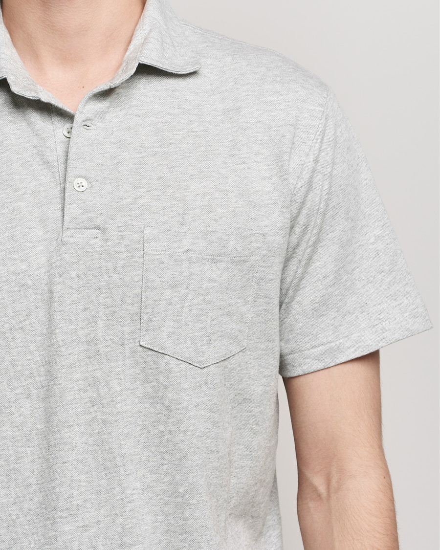 Herre | Pikéer | Polo Ralph Lauren | Custom Slim Fit Cotton/Linen Polo Andover Heather
