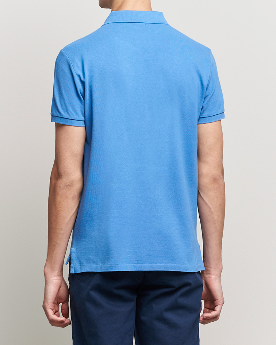 Herre | Pikéer | Polo Ralph Lauren | Custom Slim Fit Polo Retreat Blue