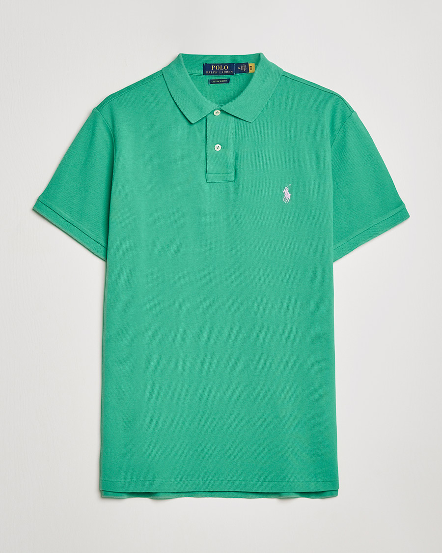 Herre | Pikéer | Polo Ralph Lauren | Custom Slim Fit Polo Raft Green