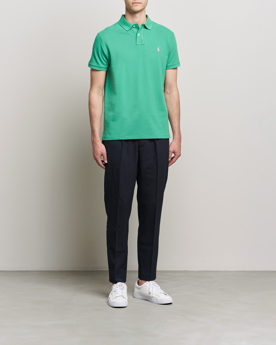 Herre | Pikéer | Polo Ralph Lauren | Custom Slim Fit Polo Raft Green