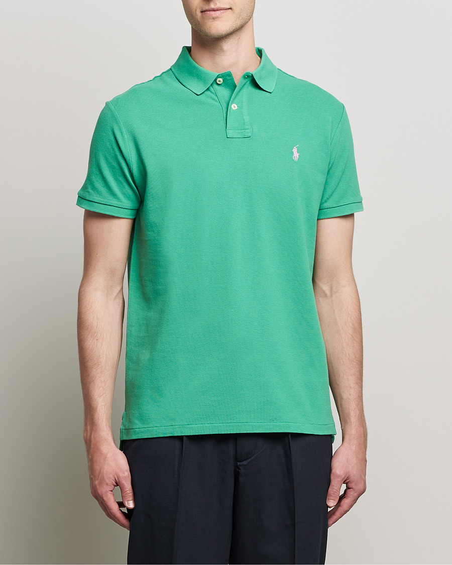 Herre | Pikéer | Polo Ralph Lauren | Custom Slim Fit Polo Raft Green