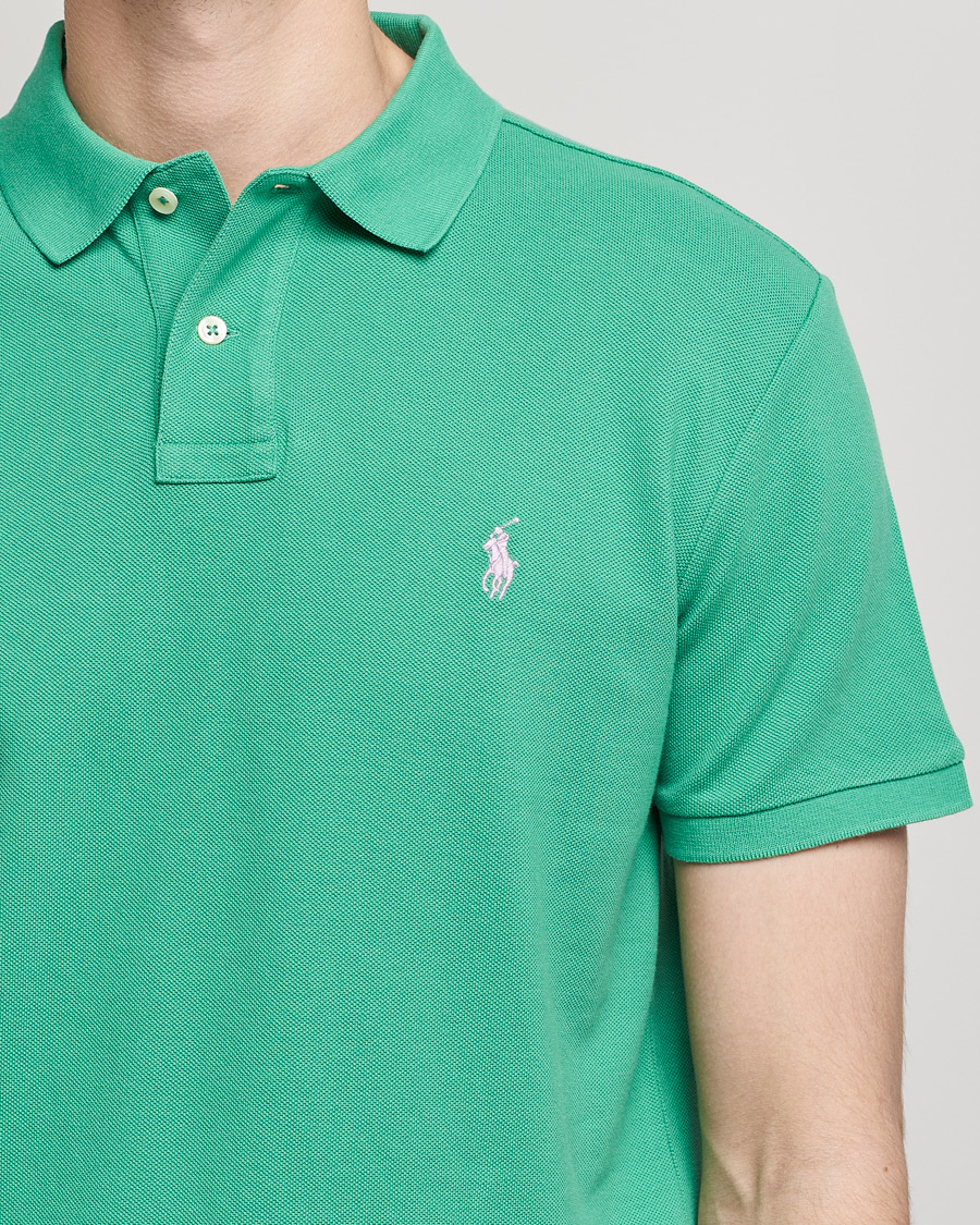 Herre | Pikéer | Polo Ralph Lauren | Custom Slim Fit Polo Raft Green