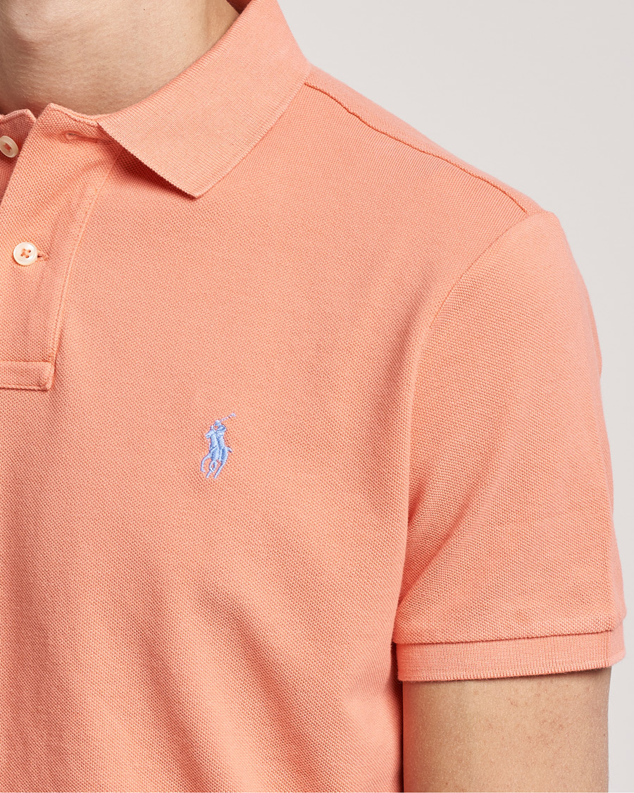 Herre | Pikéer | Polo Ralph Lauren | Custom Slim Fit Polo Deep Mango