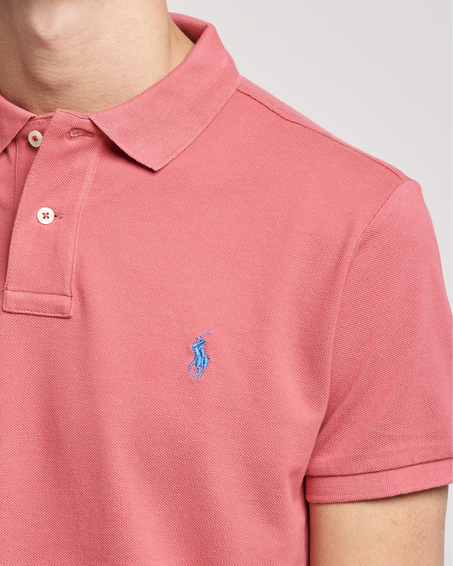 Herre | Pikéer | Polo Ralph Lauren | Custom Slim Fit Polo Adirondack Berry