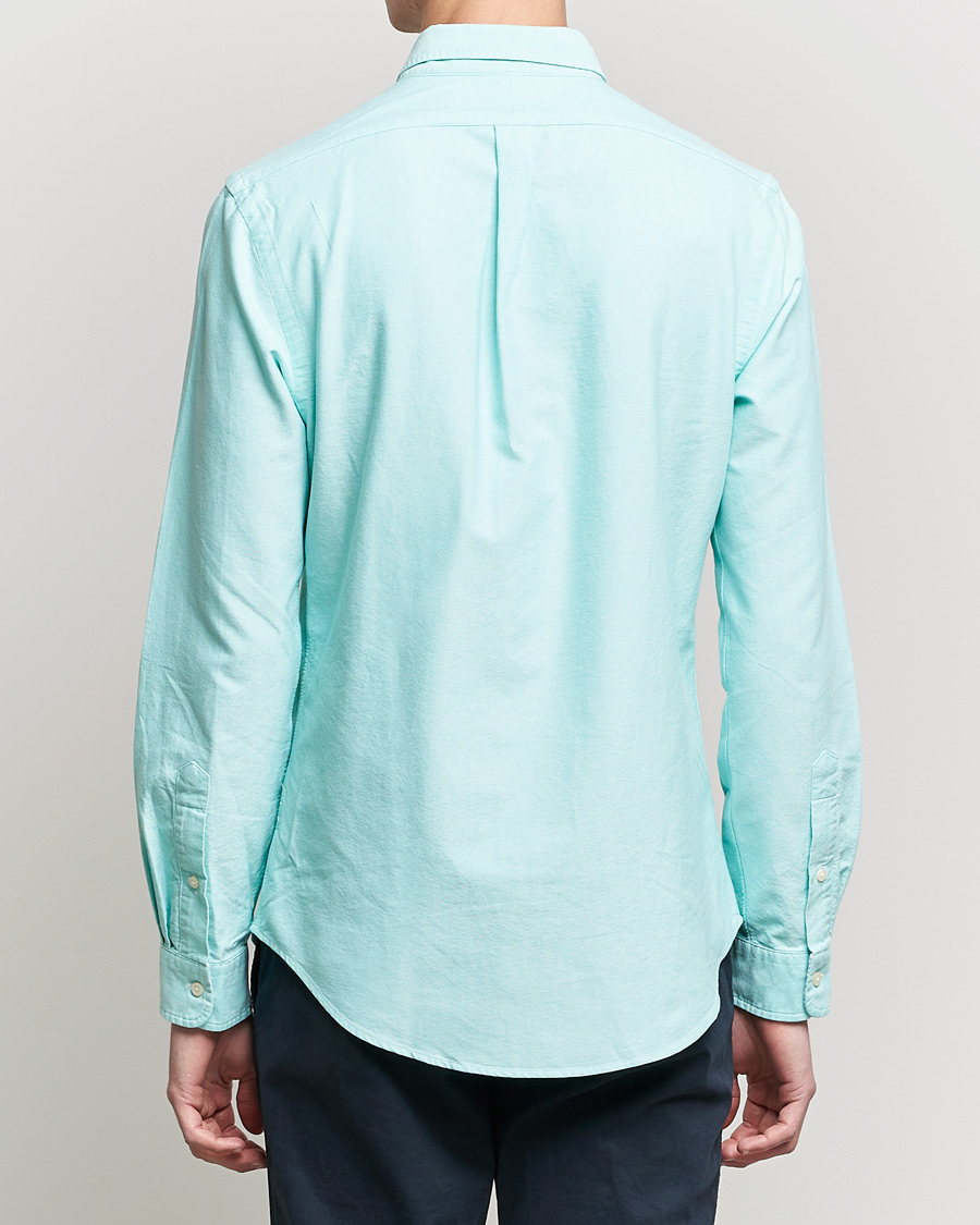 Herre | Skjorter | Polo Ralph Lauren | Slim Fit Oxford Button Down Shirt Sunset Green