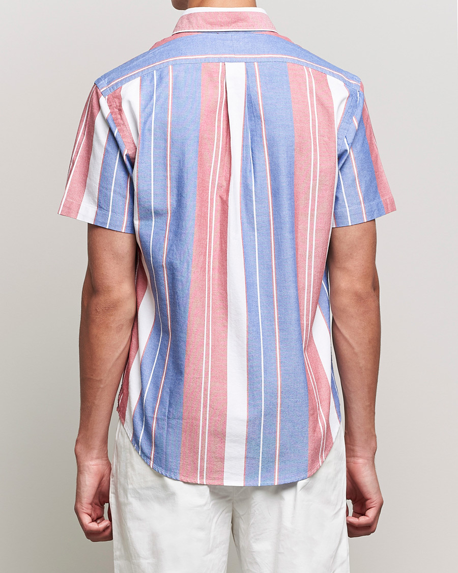 Herre | Skjorter | Polo Ralph Lauren | Custom Fit Oxford Short Sleeve Striped Shirt Multi